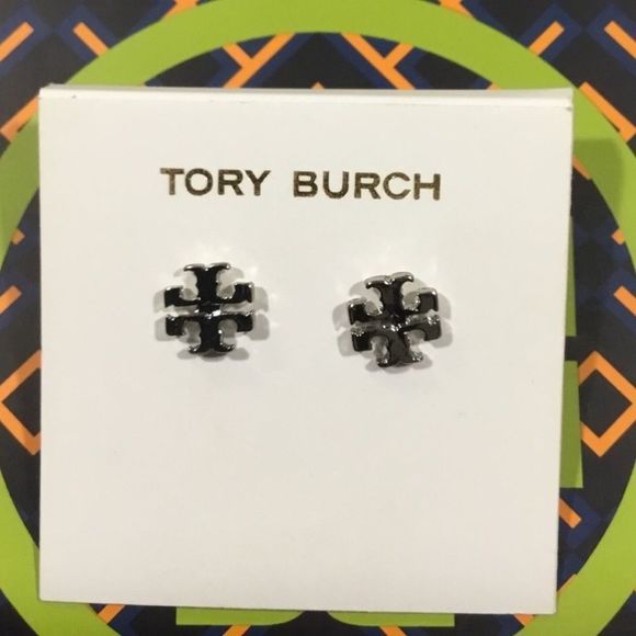 Tory Burch Classic. Kira  Stud Earrings silver - Picture 5 of 6